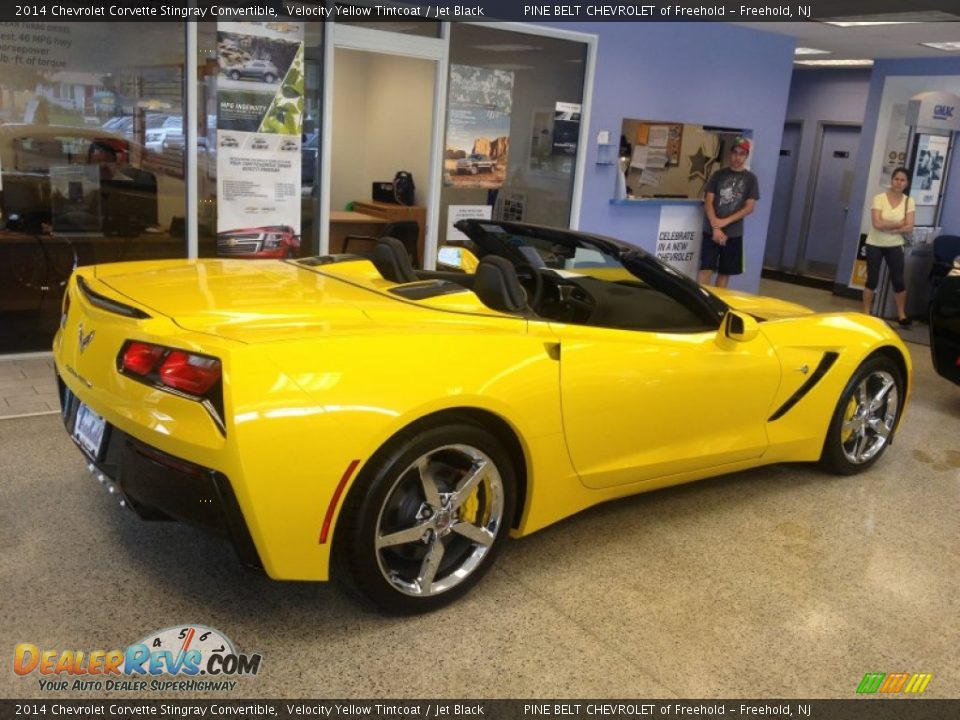 2014 Chevrolet Corvette Stingray Convertible Velocity Yellow Tintcoat / Jet Black Photo #5