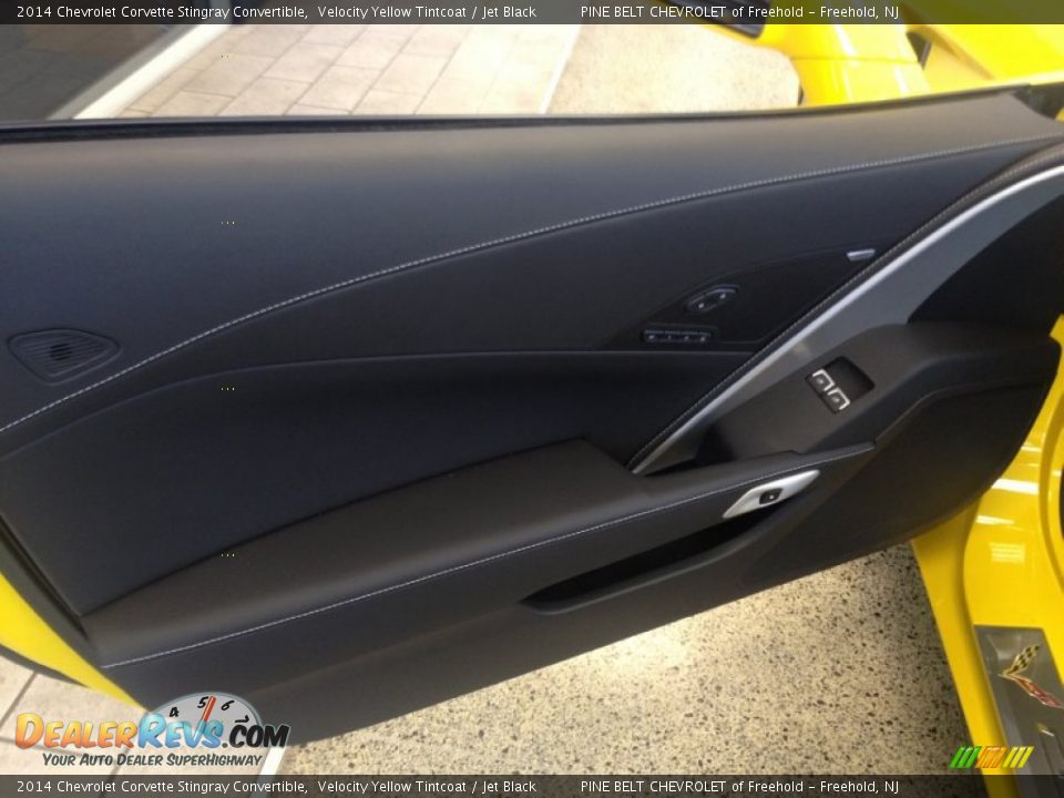 2014 Chevrolet Corvette Stingray Convertible Velocity Yellow Tintcoat / Jet Black Photo #7
