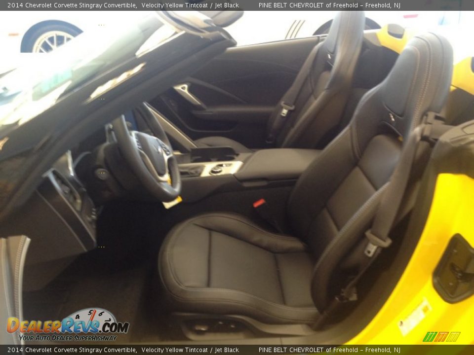 2014 Chevrolet Corvette Stingray Convertible Velocity Yellow Tintcoat / Jet Black Photo #8