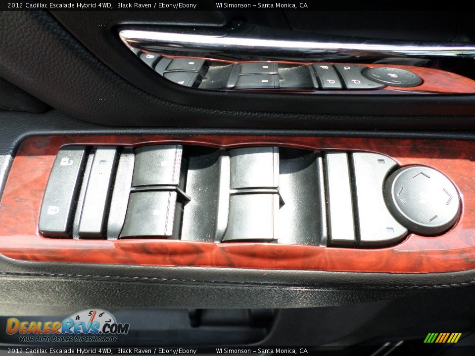 2012 Cadillac Escalade Hybrid 4WD Black Raven / Ebony/Ebony Photo #8
