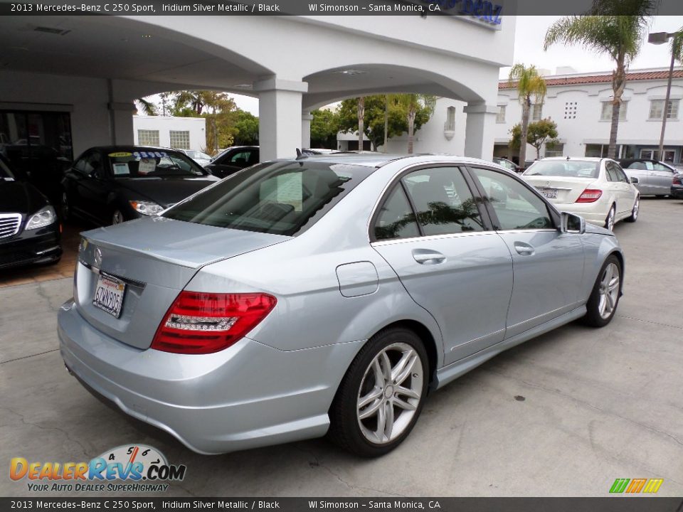 2013 Mercedes-Benz C 250 Sport Iridium Silver Metallic / Black Photo #2