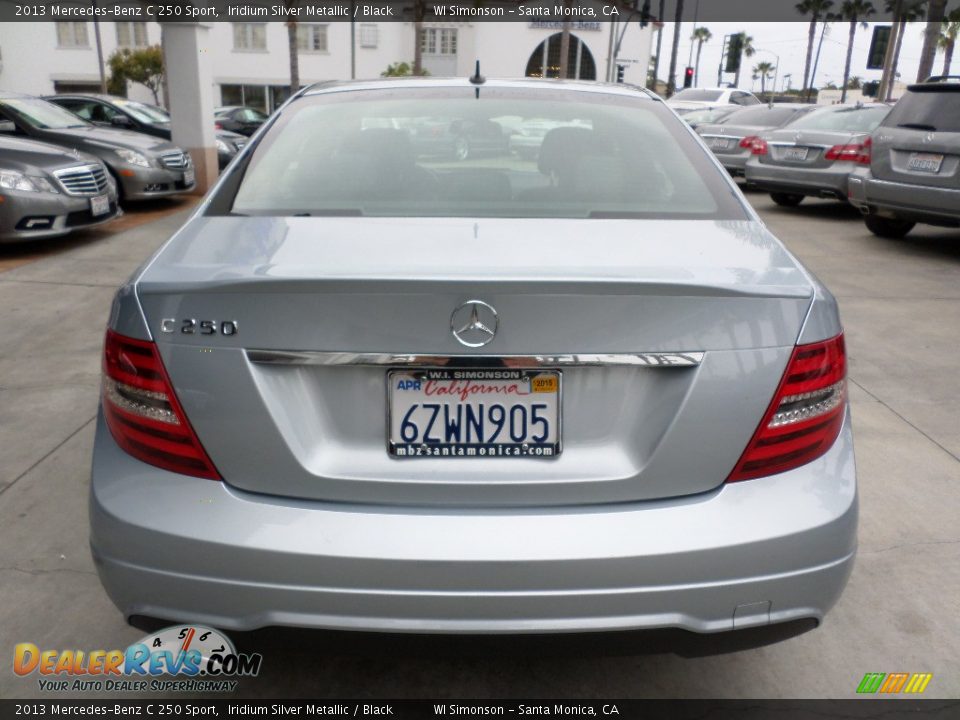 2013 Mercedes-Benz C 250 Sport Iridium Silver Metallic / Black Photo #3