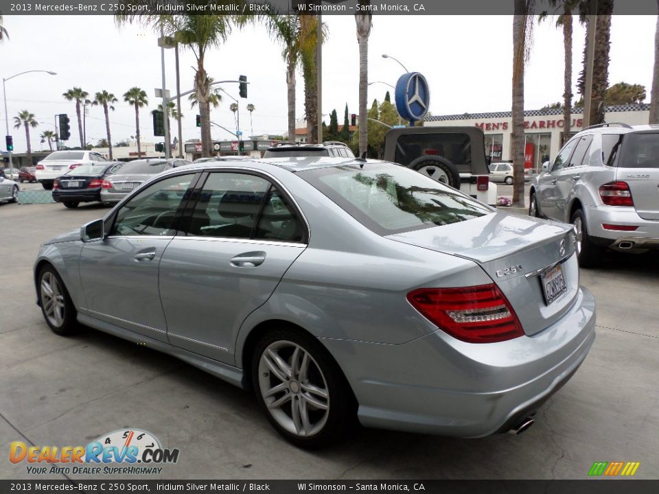 2013 Mercedes-Benz C 250 Sport Iridium Silver Metallic / Black Photo #4