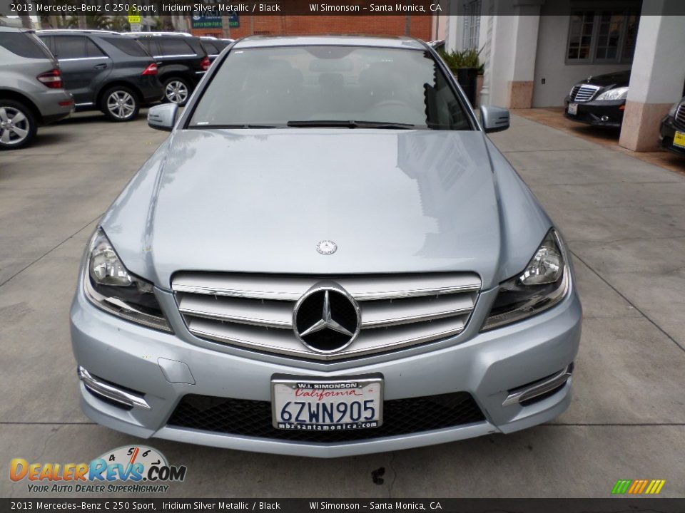 2013 Mercedes-Benz C 250 Sport Iridium Silver Metallic / Black Photo #6