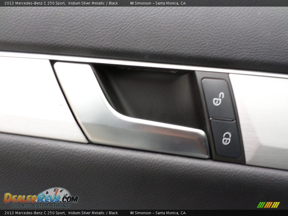 2013 Mercedes-Benz C 250 Sport Iridium Silver Metallic / Black Photo #7