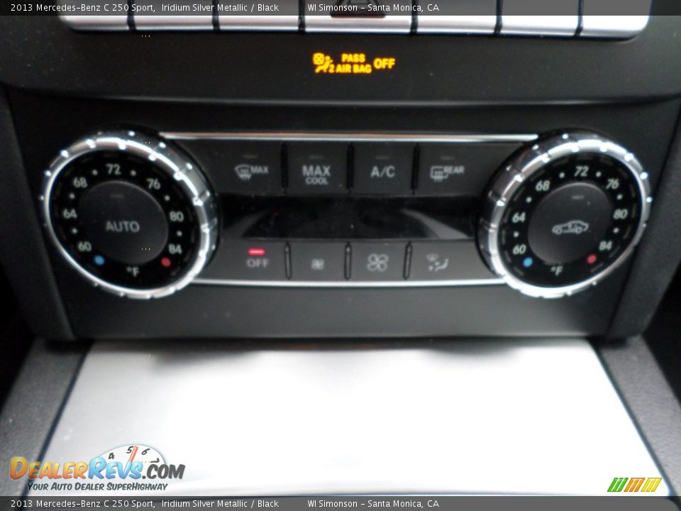 2013 Mercedes-Benz C 250 Sport Iridium Silver Metallic / Black Photo #13