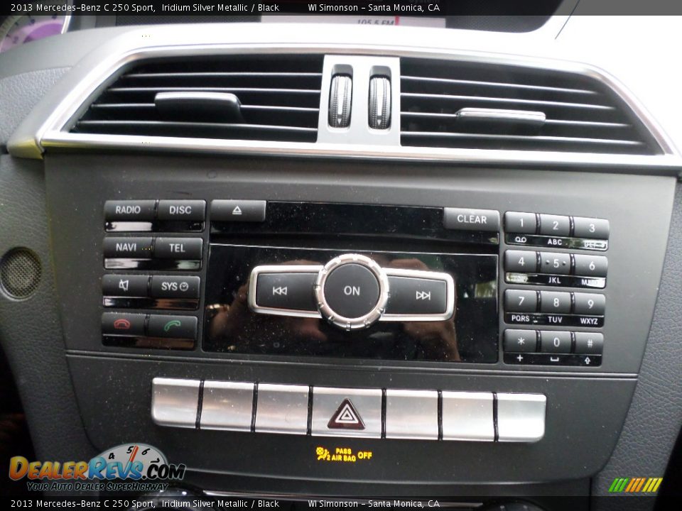 2013 Mercedes-Benz C 250 Sport Iridium Silver Metallic / Black Photo #14