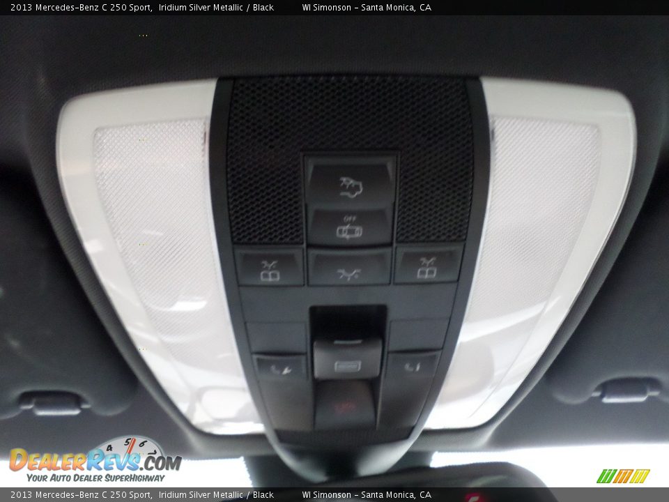 2013 Mercedes-Benz C 250 Sport Iridium Silver Metallic / Black Photo #16