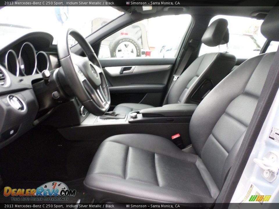 2013 Mercedes-Benz C 250 Sport Iridium Silver Metallic / Black Photo #17
