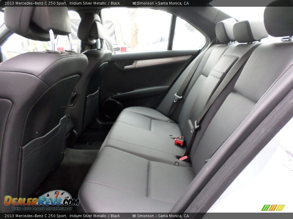 2013 Mercedes-Benz C 250 Sport Iridium Silver Metallic / Black Photo #18