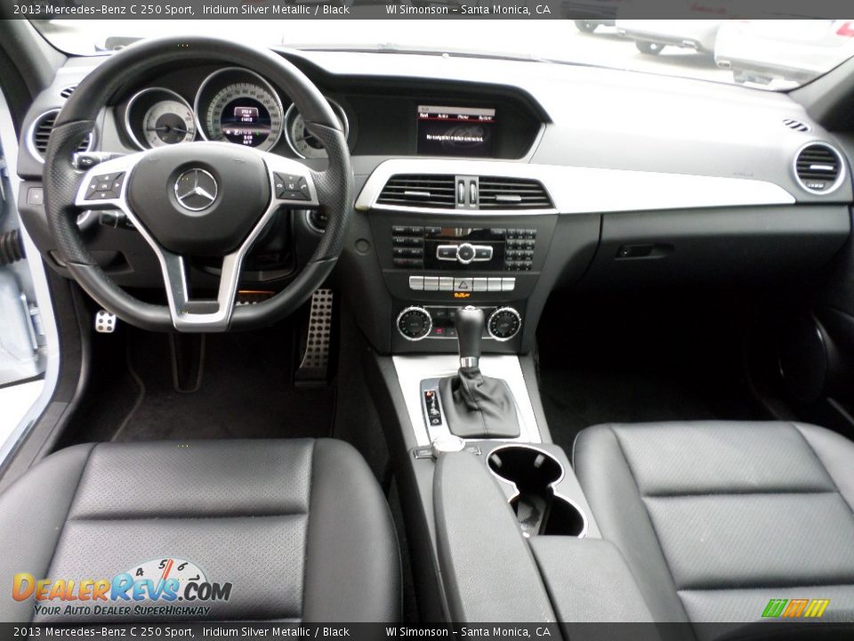 2013 Mercedes-Benz C 250 Sport Iridium Silver Metallic / Black Photo #19