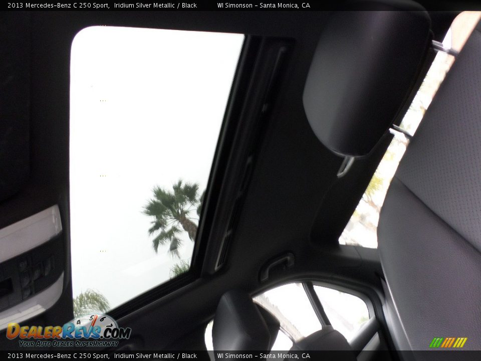2013 Mercedes-Benz C 250 Sport Iridium Silver Metallic / Black Photo #20