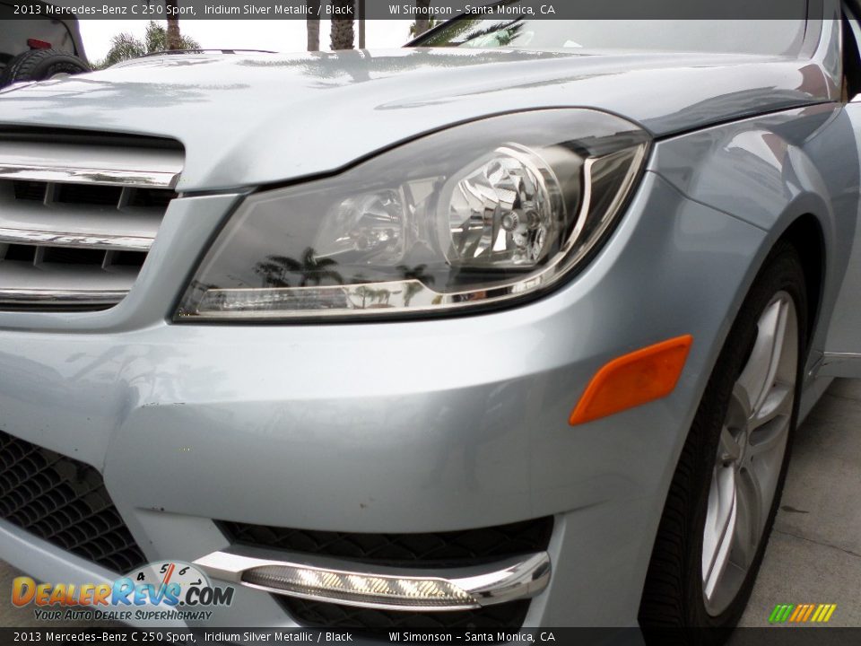 2013 Mercedes-Benz C 250 Sport Iridium Silver Metallic / Black Photo #22