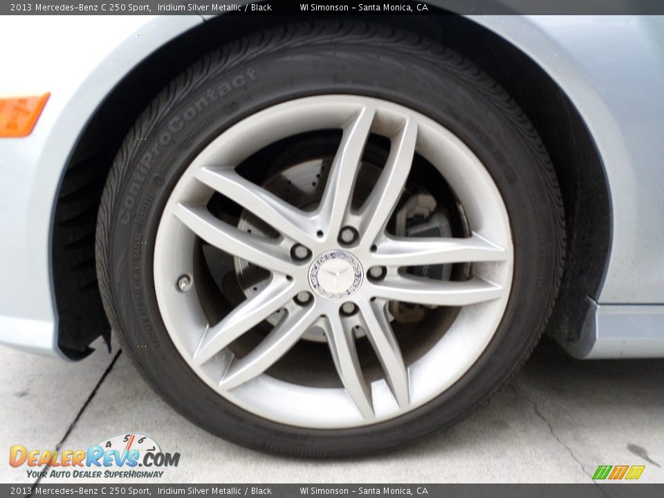 2013 Mercedes-Benz C 250 Sport Iridium Silver Metallic / Black Photo #23