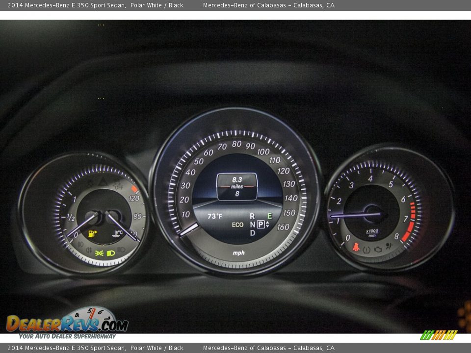 2014 Mercedes-Benz E 350 Sport Sedan Polar White / Black Photo #6