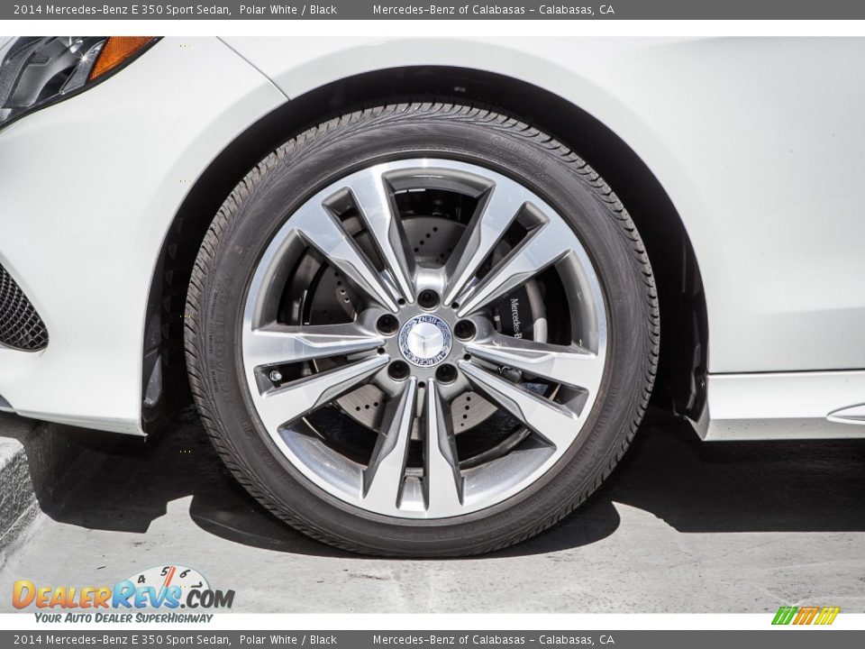2014 Mercedes-Benz E 350 Sport Sedan Polar White / Black Photo #10