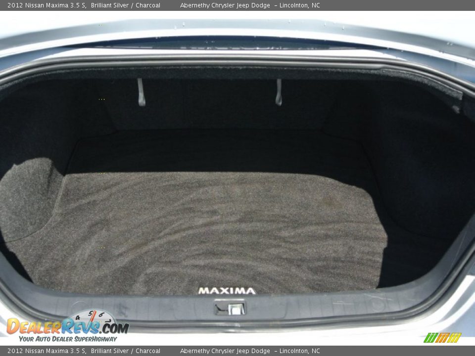 2012 Nissan Maxima 3.5 S Brilliant Silver / Charcoal Photo #21
