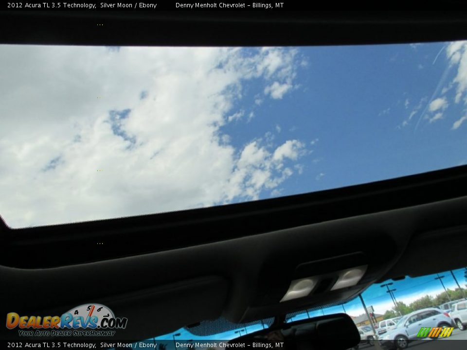 2012 Acura TL 3.5 Technology Silver Moon / Ebony Photo #10