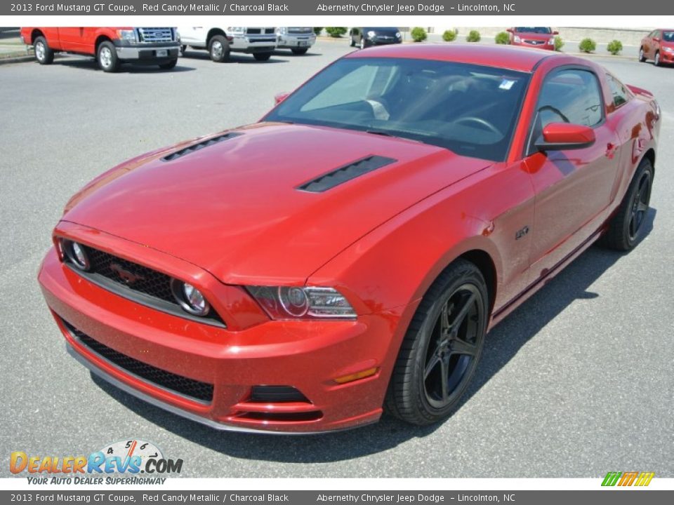 2013 Ford Mustang GT Coupe Red Candy Metallic / Charcoal Black Photo #1