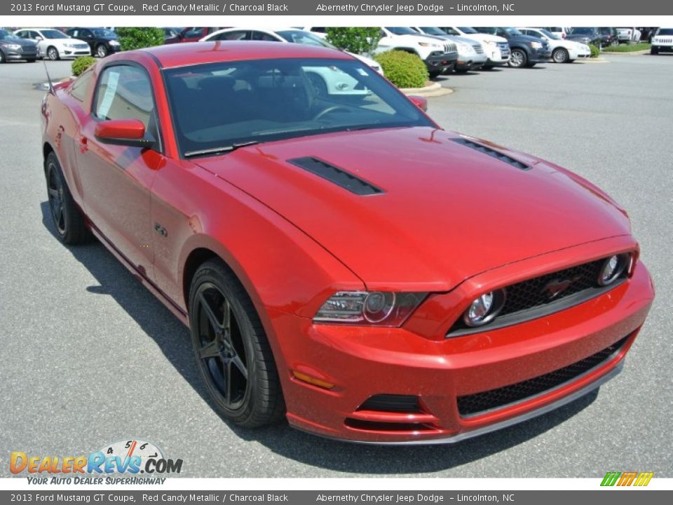 2013 Ford Mustang GT Coupe Red Candy Metallic / Charcoal Black Photo #2
