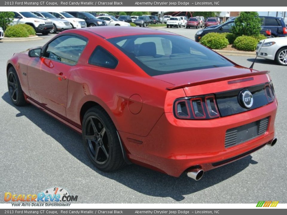 2013 Ford Mustang GT Coupe Red Candy Metallic / Charcoal Black Photo #4