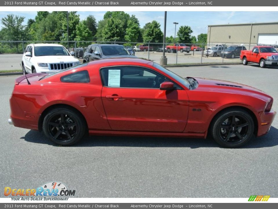 2013 Ford Mustang GT Coupe Red Candy Metallic / Charcoal Black Photo #6