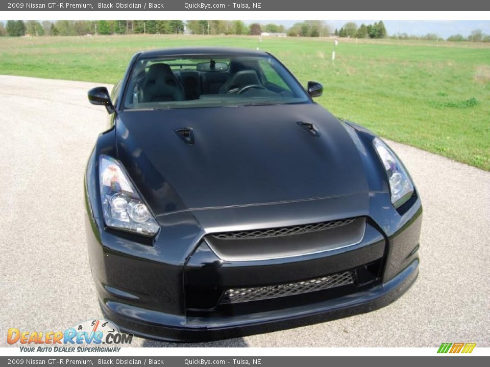2009 Nissan GT-R Premium Black Obsidian / Black Photo #15