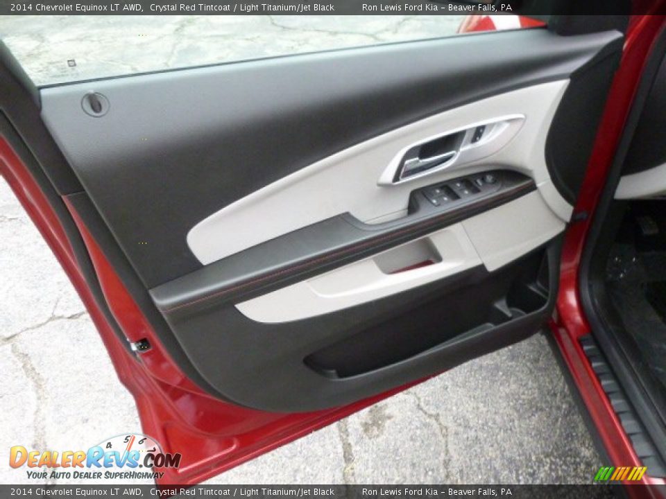 2014 Chevrolet Equinox LT AWD Crystal Red Tintcoat / Light Titanium/Jet Black Photo #11