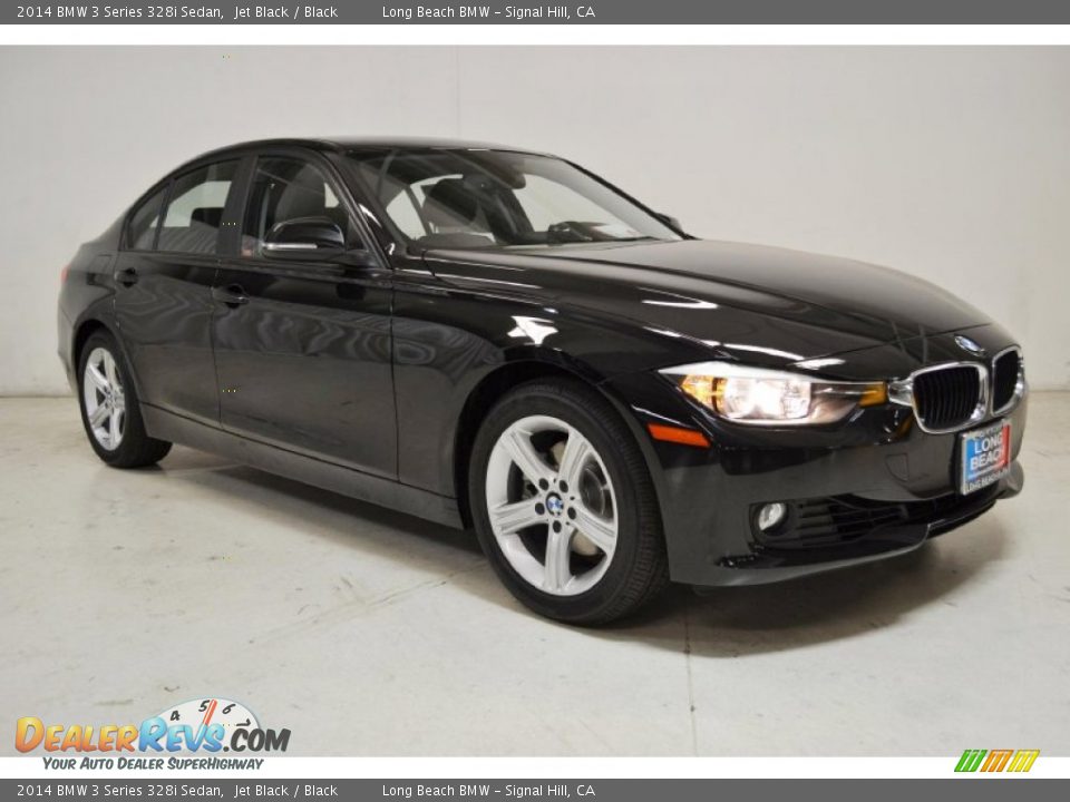 2014 BMW 3 Series 328i Sedan Jet Black / Black Photo #2