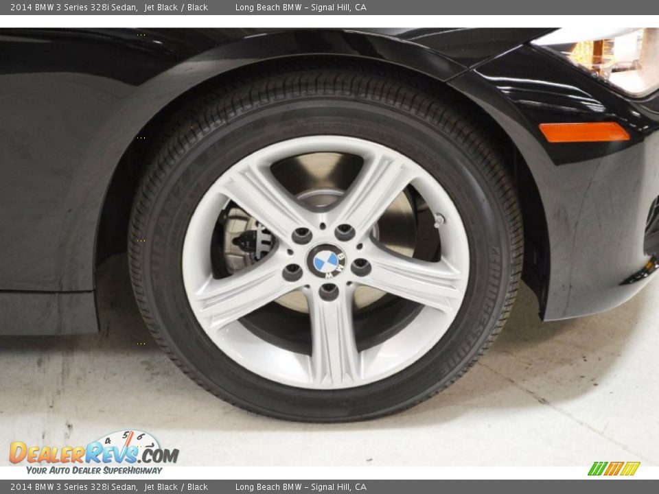 2014 BMW 3 Series 328i Sedan Jet Black / Black Photo #3