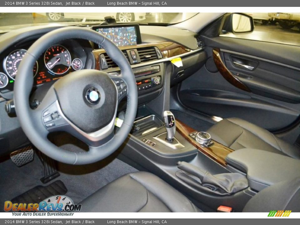 2014 BMW 3 Series 328i Sedan Jet Black / Black Photo #6