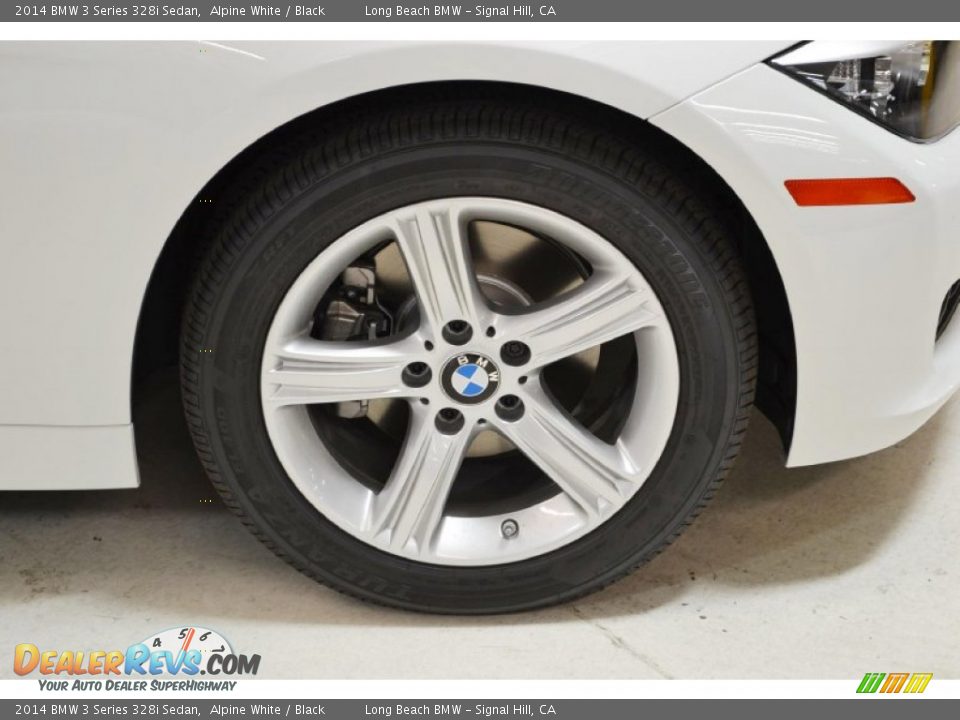 2014 BMW 3 Series 328i Sedan Alpine White / Black Photo #3