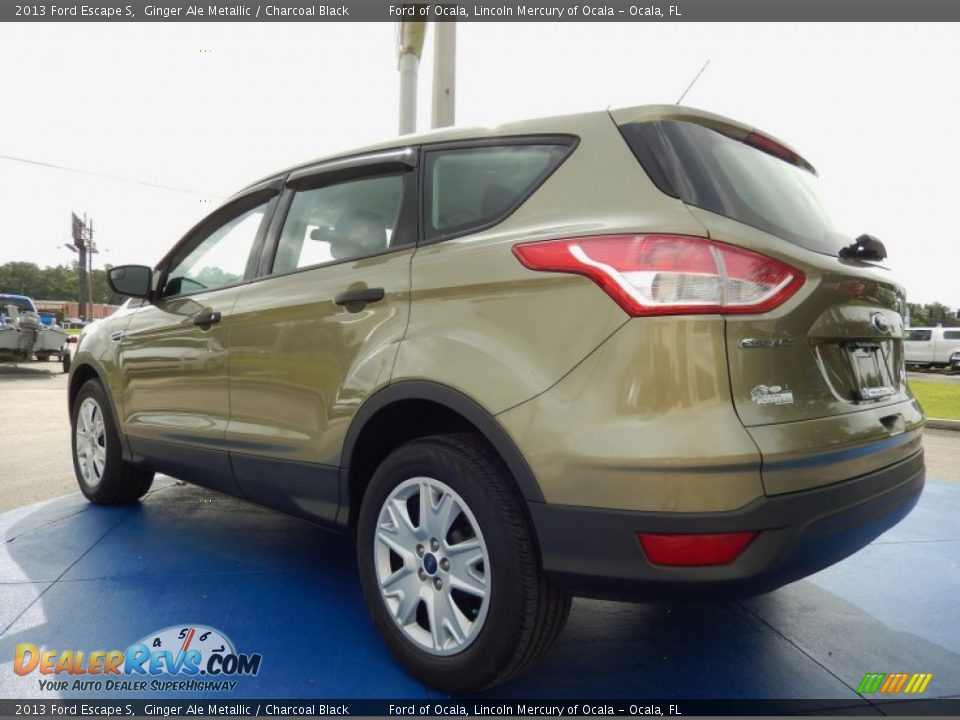 2013 Ford Escape S Ginger Ale Metallic / Charcoal Black Photo #3