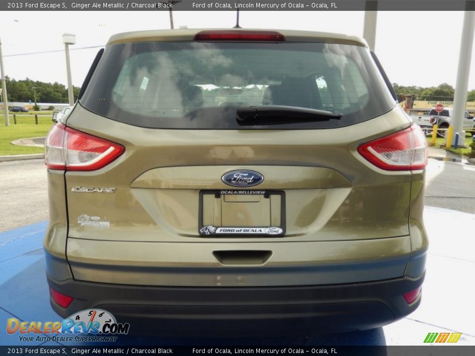 2013 Ford Escape S Ginger Ale Metallic / Charcoal Black Photo #4