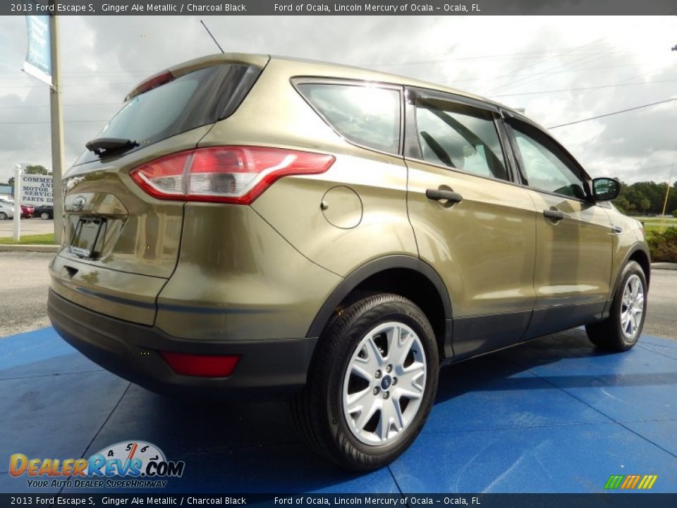 2013 Ford Escape S Ginger Ale Metallic / Charcoal Black Photo #5