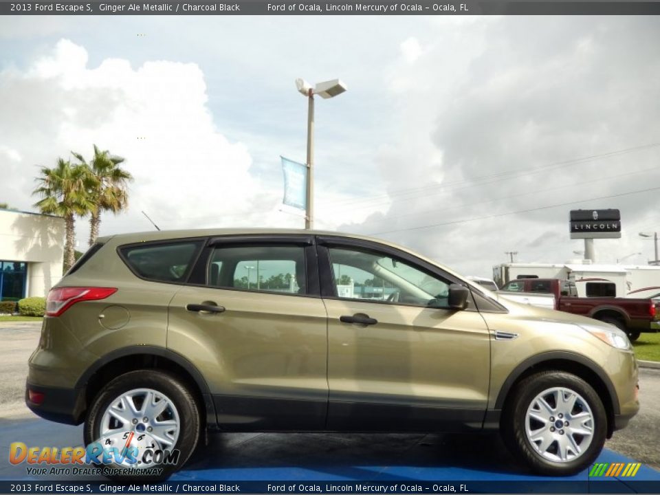 2013 Ford Escape S Ginger Ale Metallic / Charcoal Black Photo #6