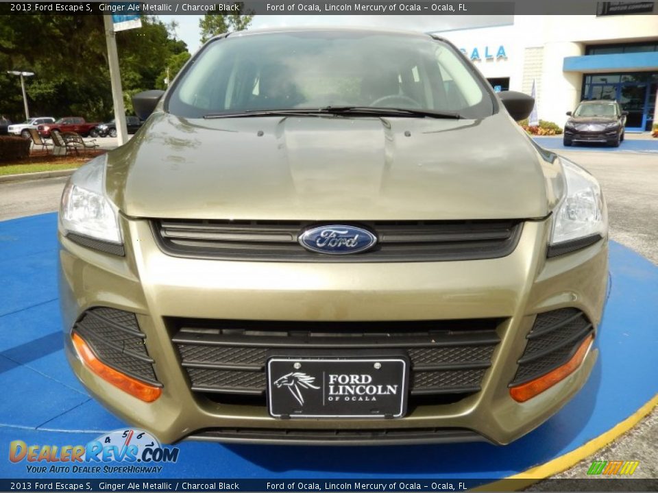 2013 Ford Escape S Ginger Ale Metallic / Charcoal Black Photo #8