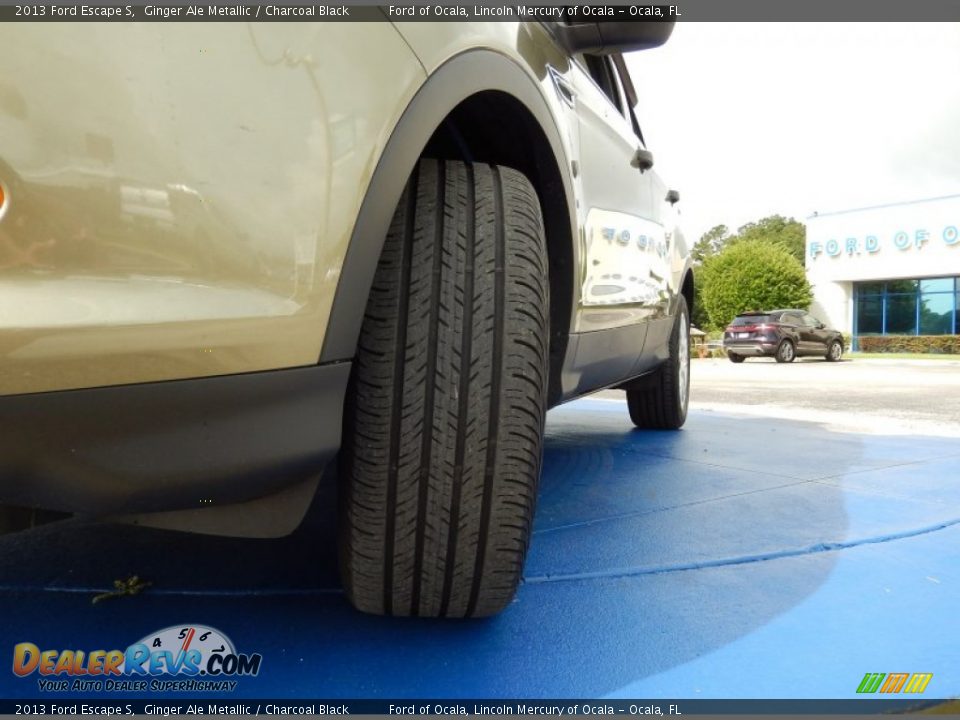 2013 Ford Escape S Ginger Ale Metallic / Charcoal Black Photo #11