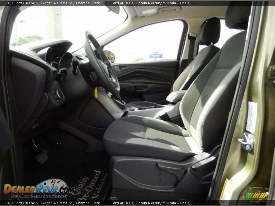 2013 Ford Escape S Ginger Ale Metallic / Charcoal Black Photo #12