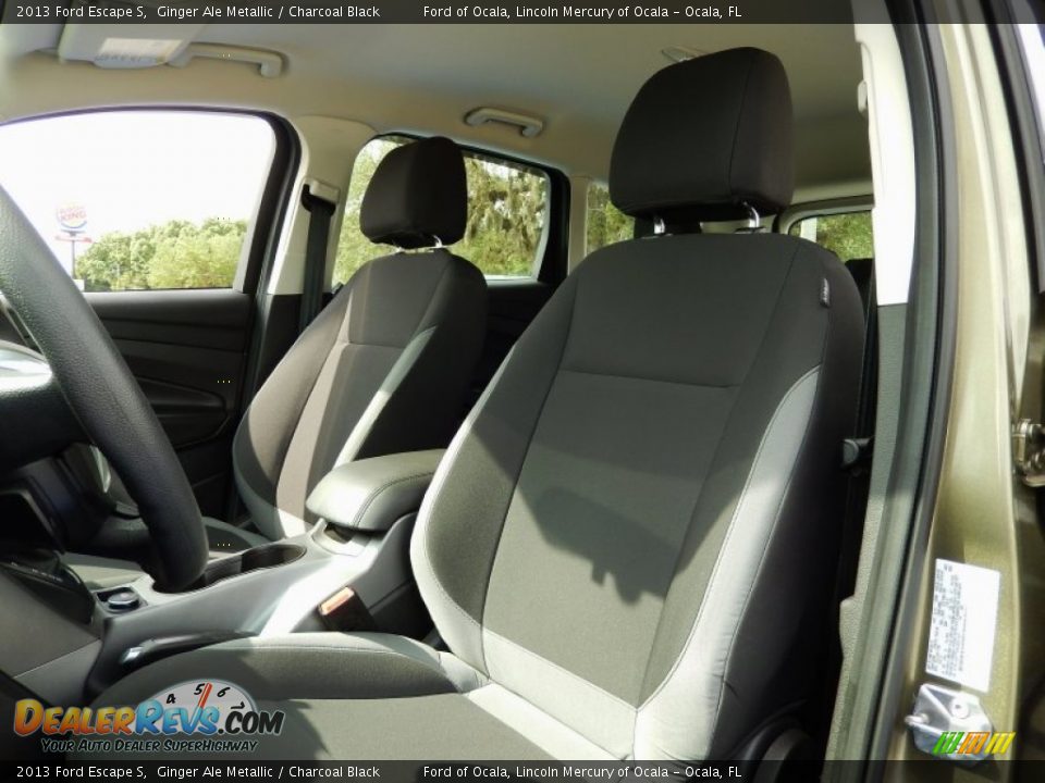 2013 Ford Escape S Ginger Ale Metallic / Charcoal Black Photo #13