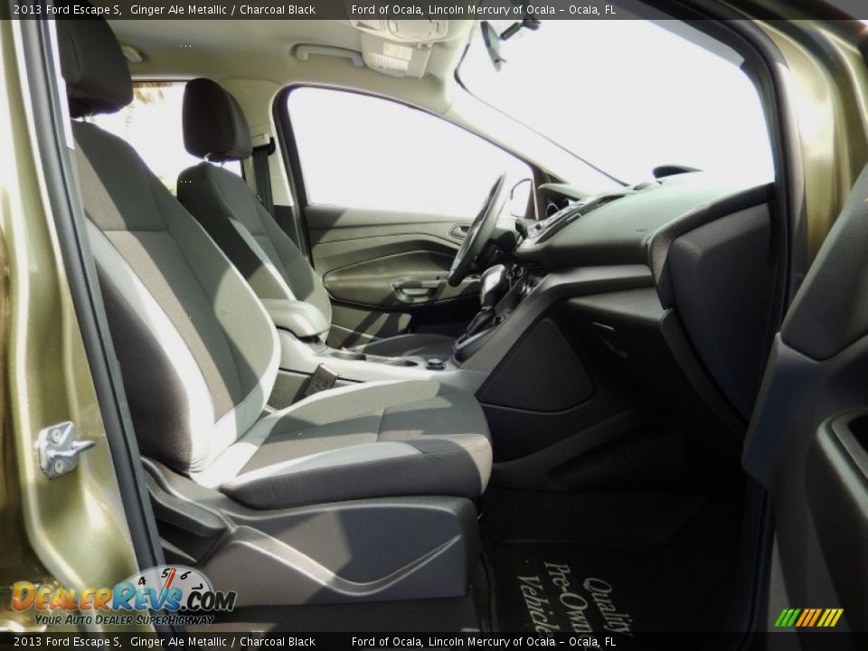 2013 Ford Escape S Ginger Ale Metallic / Charcoal Black Photo #17