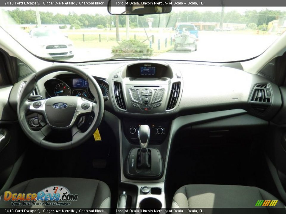 2013 Ford Escape S Ginger Ale Metallic / Charcoal Black Photo #19