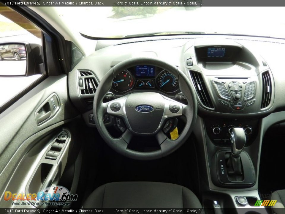 2013 Ford Escape S Ginger Ale Metallic / Charcoal Black Photo #20