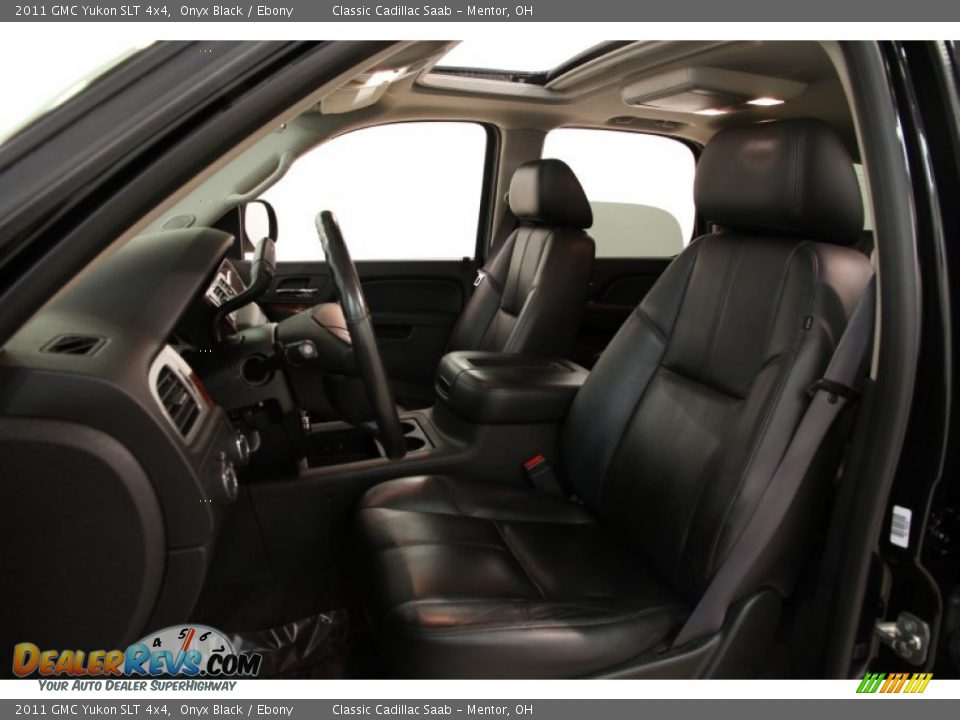 2011 GMC Yukon SLT 4x4 Onyx Black / Ebony Photo #5