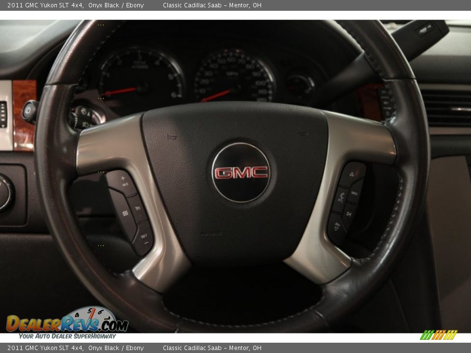 2011 GMC Yukon SLT 4x4 Onyx Black / Ebony Photo #6