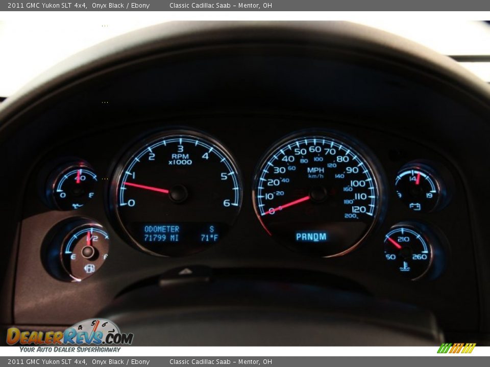 2011 GMC Yukon SLT 4x4 Onyx Black / Ebony Photo #7