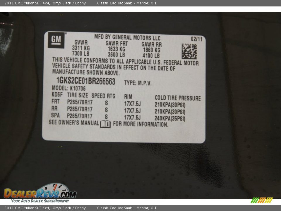 2011 GMC Yukon SLT 4x4 Onyx Black / Ebony Photo #19