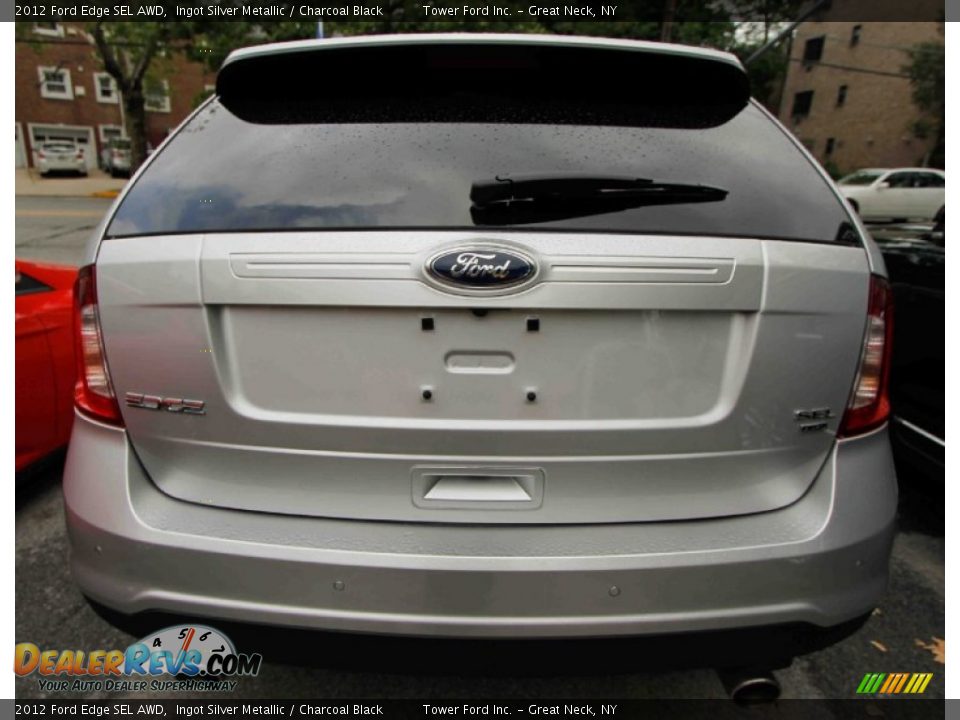 2012 Ford Edge SEL AWD Ingot Silver Metallic / Charcoal Black Photo #4