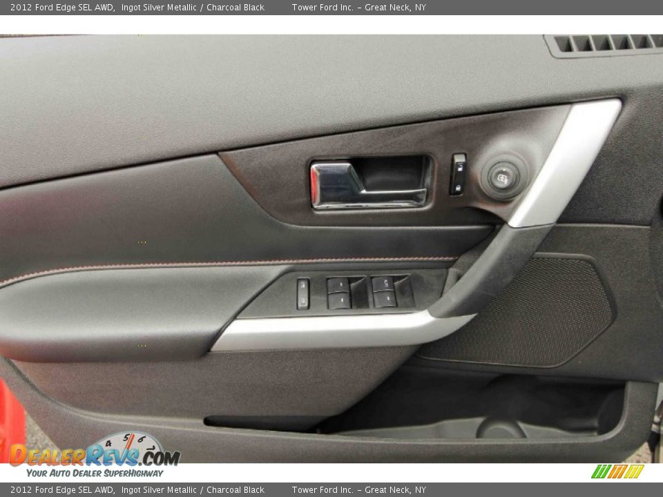 2012 Ford Edge SEL AWD Ingot Silver Metallic / Charcoal Black Photo #10