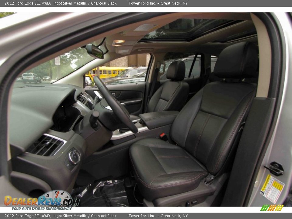 2012 Ford Edge SEL AWD Ingot Silver Metallic / Charcoal Black Photo #11